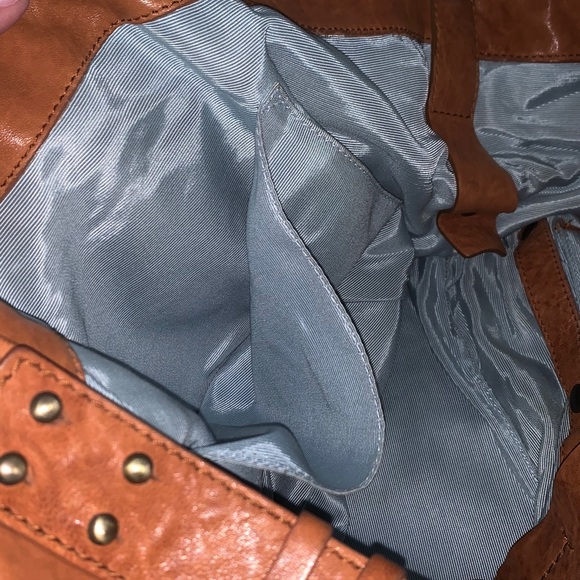 NEW - THEORY Leather Satchel/Hobo Handbag - Picture 10 of 12